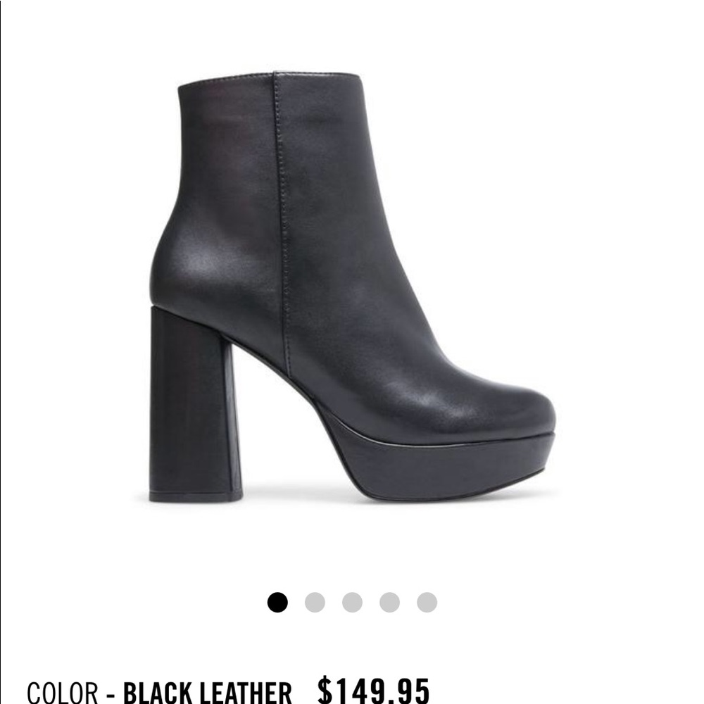 Black Grate Steve Madden Boots